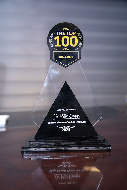 Dkt. Peter Kisenge aandika historia: Atwaa tuzo ya CEO bora wa 2025